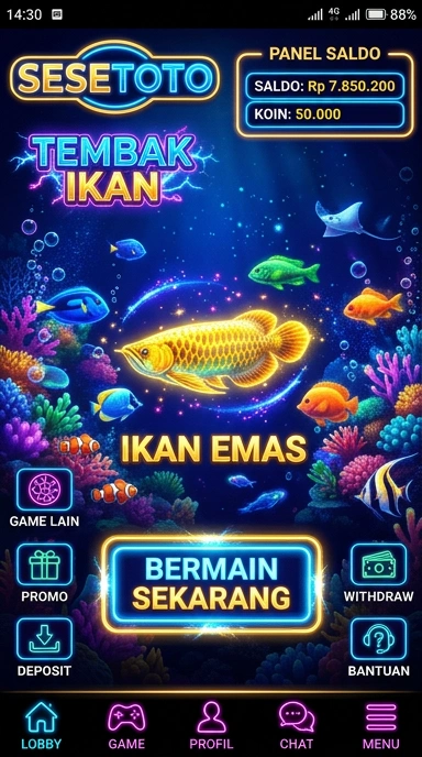 Antarmuka pengguna yang sederhana di sesetoto.